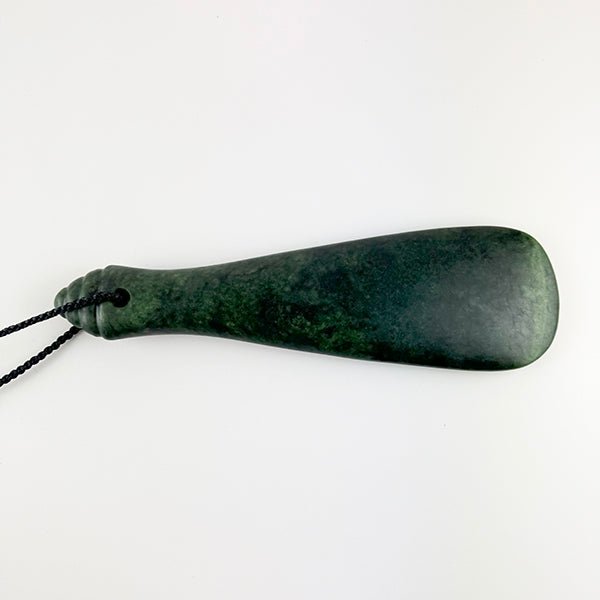 Forest Green Full Size 34.5cm Ngai Tahu Greenstone Mere - ShopNZ