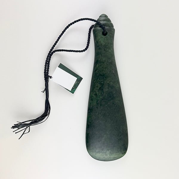Forest Green Full Size 34.5cm Ngai Tahu Greenstone Mere - ShopNZ