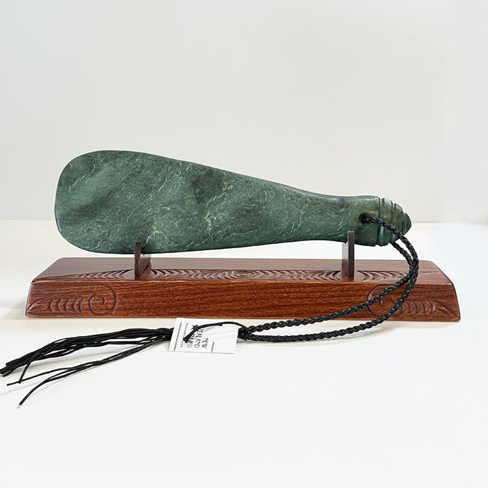 Full Size Authentic Ngai Tahu Pounamu Greenstone Mere - ShopNZ