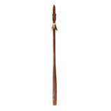 Full Size Maori Carved Taiaha on Stand - ShopNZ