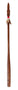 Full Size Maori Taiaha with Carved Shaft and Head