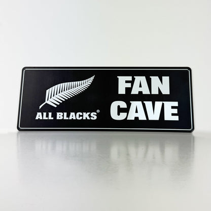 Fun All Blacks Rugby Fan Cave Tin Sign - ShopNZ