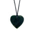 Genuine NZ Greenstone 30mm Heart Manawa Necklace - ShopNZ