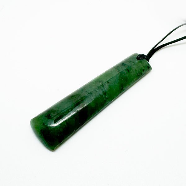 Genuine NZ Greenstone 6cm Toki Necklace - ShopNZ