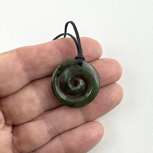 Genuine NZ Greenstone Closed Koru Necklace - Pounamu from Hokitika - ShopNZ