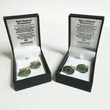 Genuine NZ Greenstone Cufflinks - ShopNZ