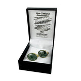 Genuine NZ Greenstone Cufflinks - ShopNZ