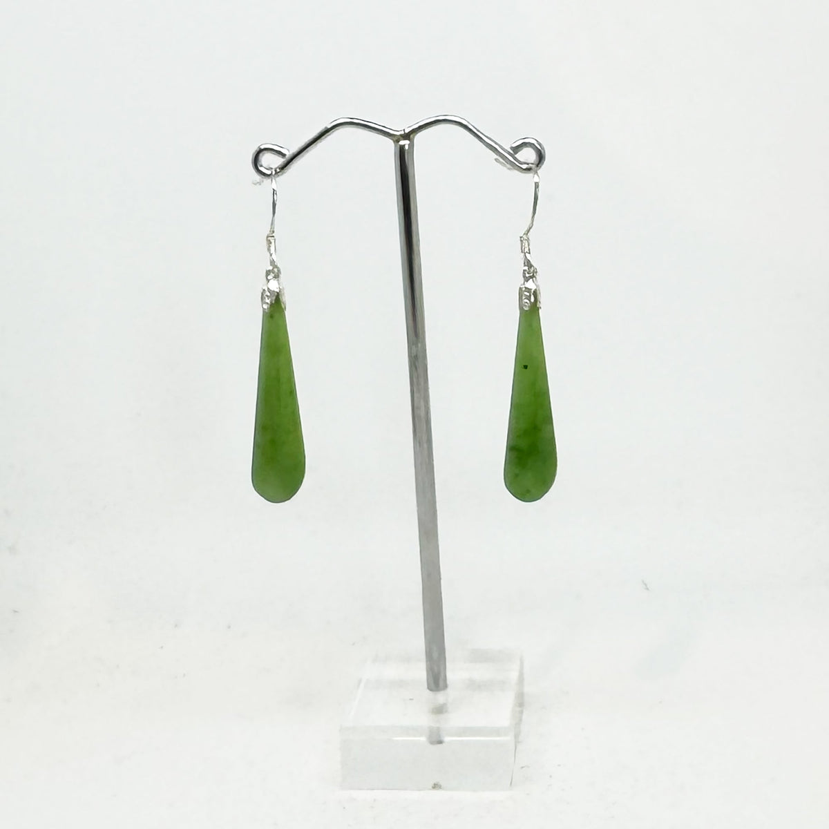 Genuine NZ Greenstone Drop Earrings - ShopNZ