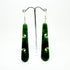 Genuine NZ Greenstone Drop Earrings with Cutout Koru - ShopNZ