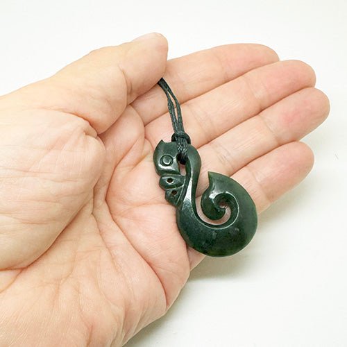 Genuine NZ Greenstone Maori Manaia Necklace - ShopNZ