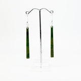 Genuine NZ Greenstone Matchstick Earrings - ShopNZ