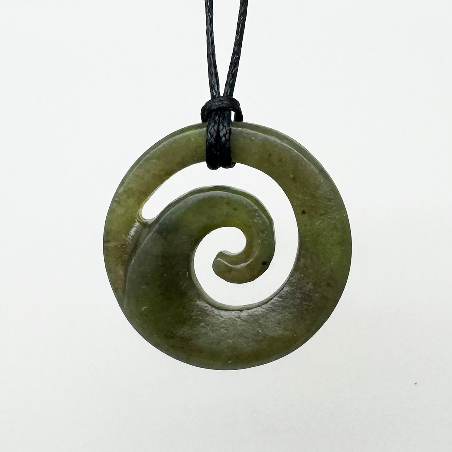Genuine NZ Greenstone Ngai Tahu Pounamu Koru Necklace - ShopNZ