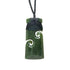 Genuine NZ Greenstone Toki Necklace with Koru - ShopNZ