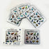 Gleaming Silver Birds of NZ Coasters Set of 6 - ShopNZ