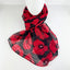 Gorgeous Black and Red ANZAC Poppy Scarf