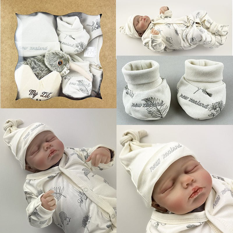 Gorgeous Newborn Kiwi Baby Romper Set in Gift Box - ShopNZ