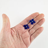 Gorgeous Stone Arrow Eco Glass Hydrangea Earrings - ShopNZ