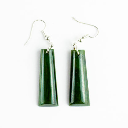 Greenstone Jade Toki Earrings - ShopNZ