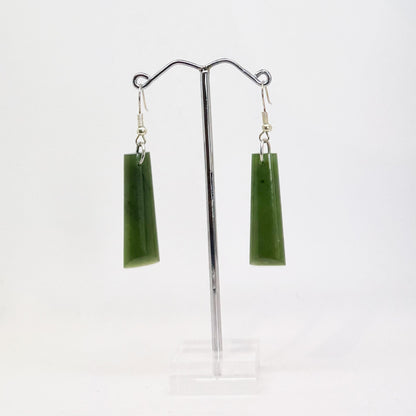 Greenstone Jade Toki Earrings - ShopNZ