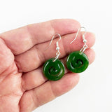 Greenstone Koru Earrings - ShopNZ