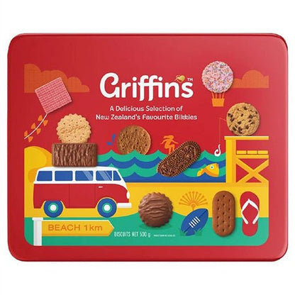 Griffins Biscuits Christmas Tin - ShopNZ