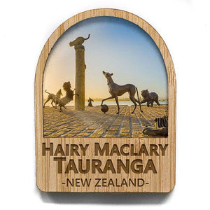 Hairy Maclary Tauranga Monument Fridge Magnet - ShopNZ