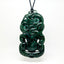 Huge 12cm Genuine NZ Greenstone Tiki Necklace