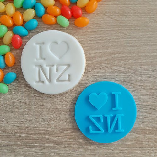 I Love NZ Cookie Fondant Stamp - ShopNZ