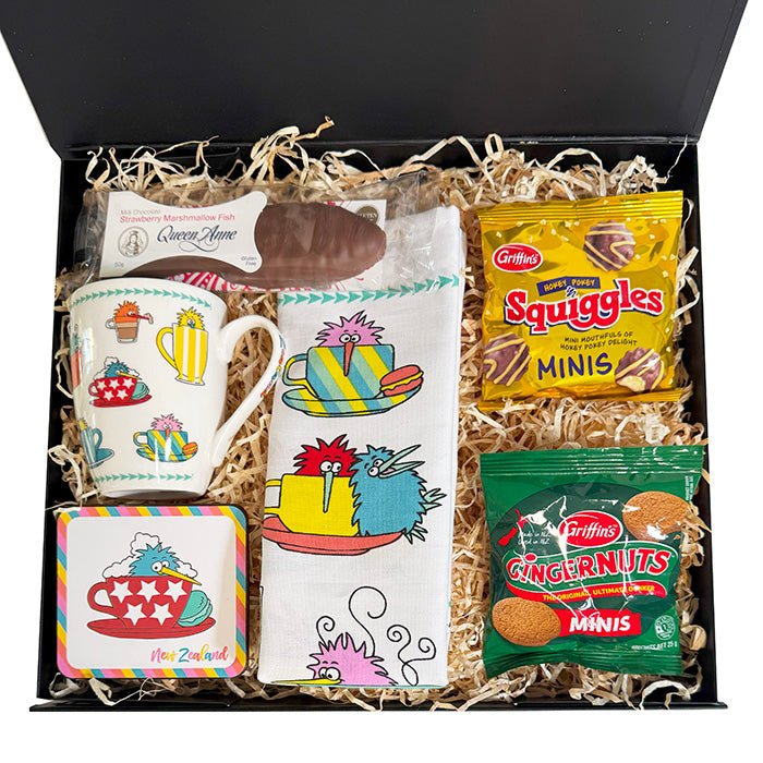 Kiwiana Kiwi Morning Tea Gift Box - ShopNZ
