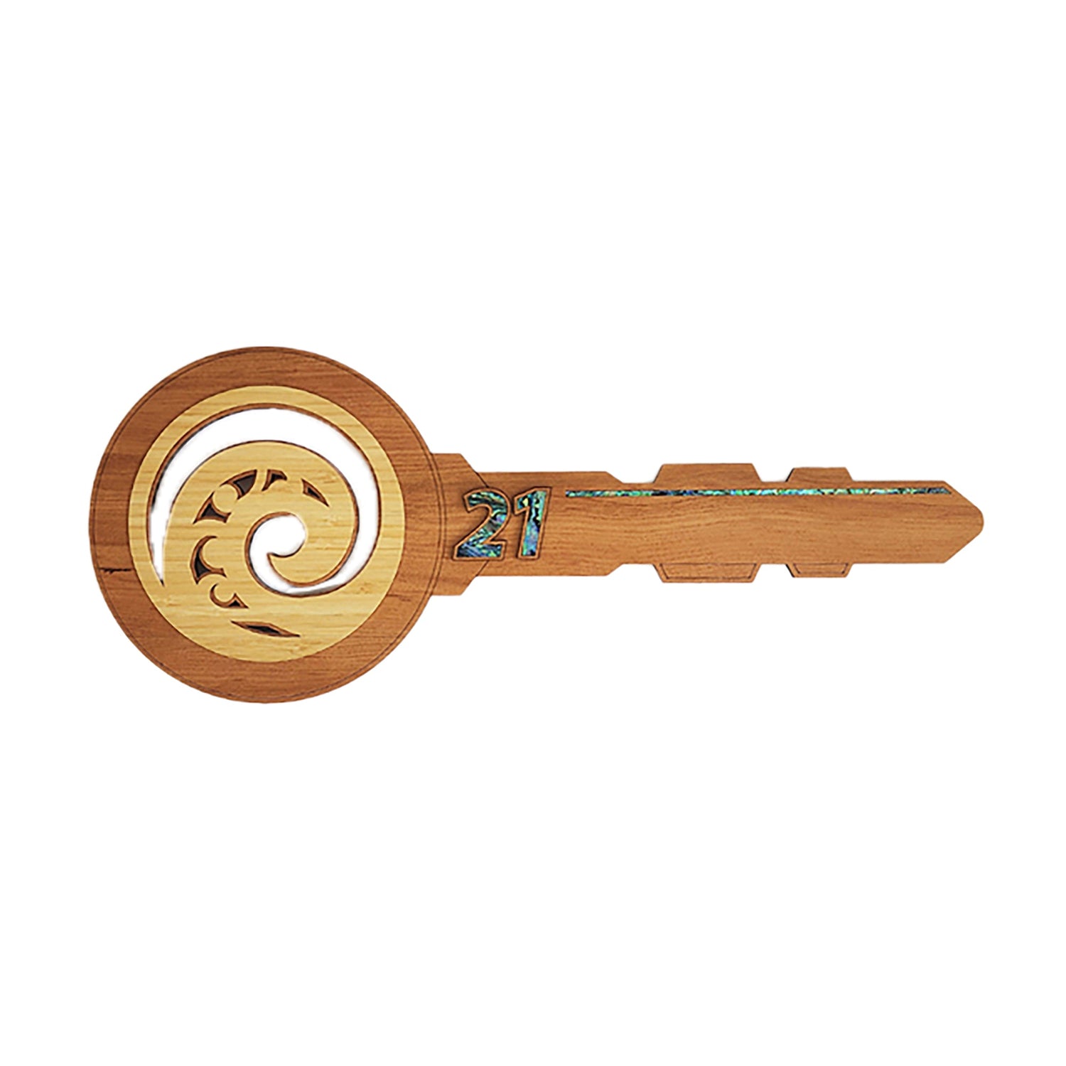 Koru Design NZ Made 21st Key with Optional Stand - ShopNZ