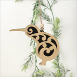 Koru Kiwi Bird NZ Made Christmas Ornament - ShopNZ