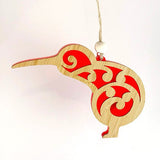 Koru Kiwi Bird NZ Made Christmas Ornament - ShopNZ