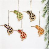 Koru Kiwi Bird NZ Made Christmas Ornament - ShopNZ