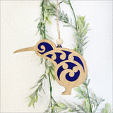 Koru Kiwi Bird NZ Made Christmas Ornament - ShopNZ