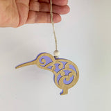 Koru Kiwi Bird NZ Made Christmas Ornament - ShopNZ