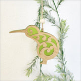 Koru Kiwi Bird NZ Made Christmas Ornament - ShopNZ