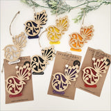 Koru NZ Fantail Bird Christmas Ornament - ShopNZ