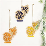 Koru NZ Fantail Bird Christmas Ornament - ShopNZ