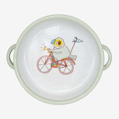 Kuwi the Kiwi Baby or Child Enamel Bowl - ShopNZ