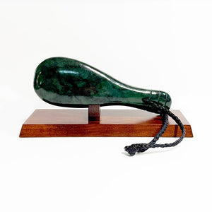 Large 23cm NZ Greenstone Mere (Stand Optional) - ShopNZ