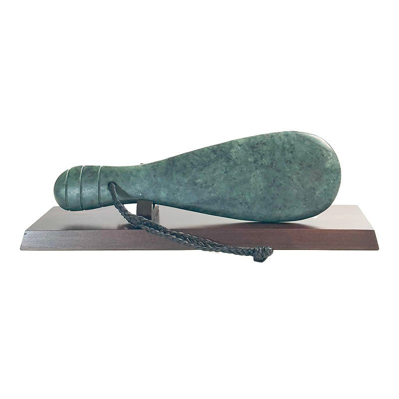 Large 30cm NZ Maori Greenstone Pounamu Mere - ShopNZ