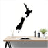Large Black Map of NZ Wall Art with Ko Aotearoa Tōku Kāinga - New Zealand is my Home - ShopNZ
