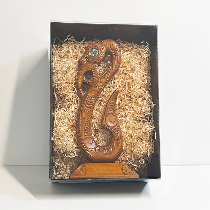 Large Maori Fish Hook Trophy - ShopNZ