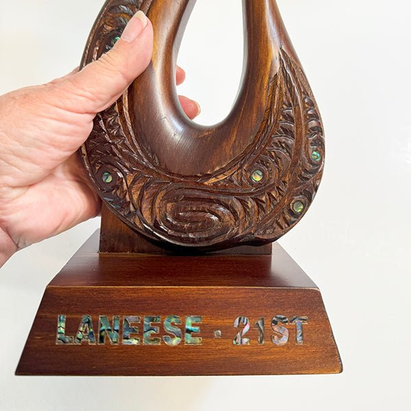 Large Maori Fish Hook Trophy - ShopNZ