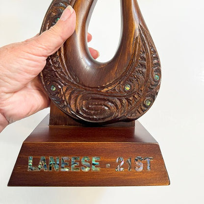 Large Maori Fish Hook Trophy - ShopNZ