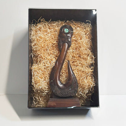 Large Maori Fish Hook Trophy - ShopNZ