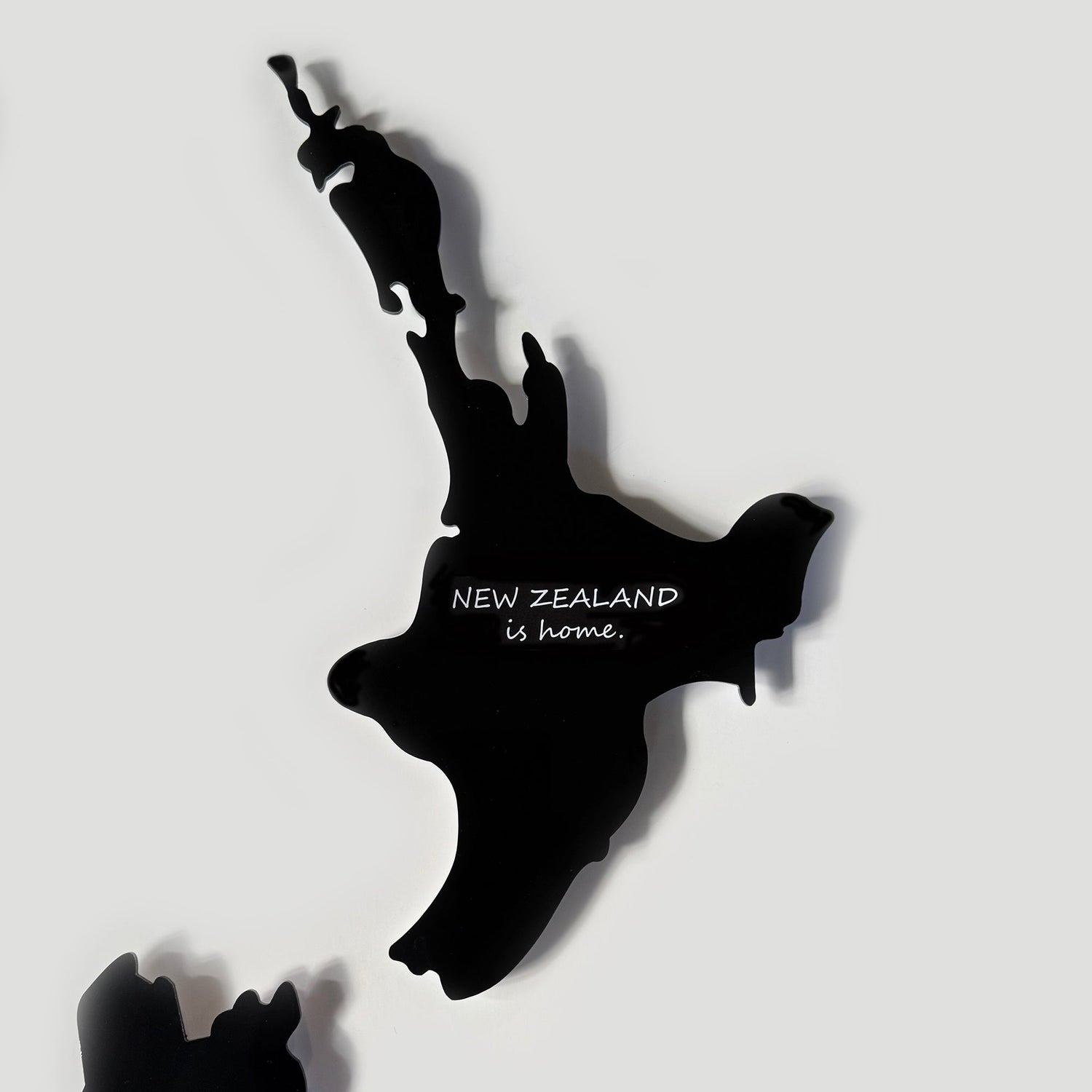 Large Map of NZ Wall Art with NEW ZEALAND is Home Engraving - ShopNZ