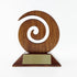 Large Single Koru Wooden Trophy - ShopNZ