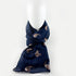 Lovely Navy Scarf Covered with Rose Gold Kiwi Birds - ShopNZ