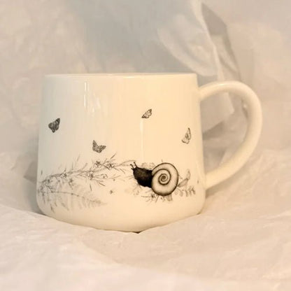 Lovely Walking With Aroha Mug - Kiwi Bird Design by local artist Katy Hayward - ShopNZ